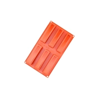 6 Cavity - Slider Silicone Chocolate Mold K-039D