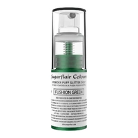 DISC **Fusion Green- Powder Puff Glitter - Edible Pump Spray - 10g