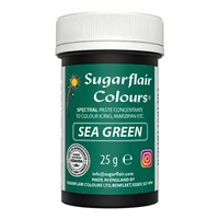 ** Sea Green - Sugarflair Spectral Paste 25G - Fondant And Buttercream Colour