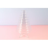 10 Tier Macaron Stand - With Acrylic Base