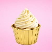Gold - Metallic Cupcake Liners - 50Pcs