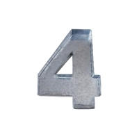 Number Four - 4 - Cake Tin / Pan 10 Inch - Birthday Number Baking Tins