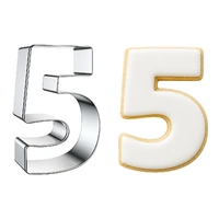 10cm Number 5 Cutter Iconic Cake Art