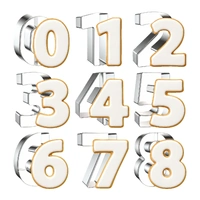 Number Cutter Set 10cm  - Stainless Steel Iconic Cake Art