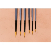 Premium Paint Brush Set 001 6 Taklon Brushes