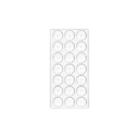 21 Cavity - Round Jewel Polycarbonate Mold - Mould - 1024