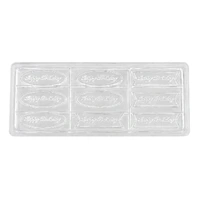 9 Cavity -Happy Birthday Polycarbonate Mold - Mould - 3074