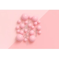 Pink Ball Topper 20Pcs