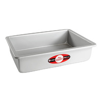 7 Inch x 11 Inch Rectangle 3 Inch Deep Sheet Cake Pan Solid Bottom Fat Daddios