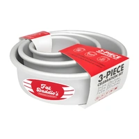 Round Cake Tin Set Of 3 Pans 3 Deep - Fat Daddios