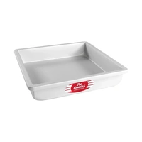 10 Inch x 10 Inch Square 2 Inch Deep Cake Pan Solid Bottom Fat Daddios