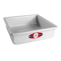 10 Inch x 10 Inch Square 3 Inch Deep Cake Pan Solid Bottom Fat Daddios