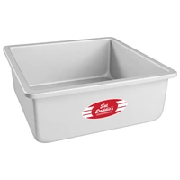 10 Inch x 10 Inch Square 4 Inch Deep Cake Pan Solid Bottom Fat Daddios