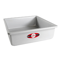 12 Inch x 12 Inch Square 4 Inch Deep Cake Pan Solid Bottom Fat Daddios