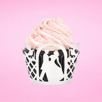 White Wedding Cake Wraps - Cake Decorating Tools - Pack Of 12 Wraps.