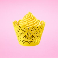 Gold Lattice Cake Wraps - Cake Decorating Tools - 12 Pack