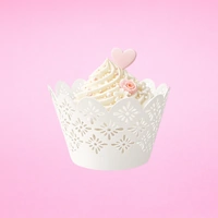 Ivory Lattice Cake Wraps - Cake Decorating Tools - 12 Pack