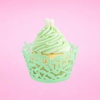 Green Leaves Cake Wraps - Cake Decorating Tools - 12 Pack