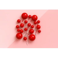 Red Ball Topper 20Pcs