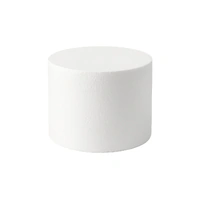 ROUND FOAM 11 x 6 High Styrofoam Polystyrene Cake Dummy: Single