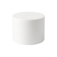 ROUND FOAM 12 x 6 High Styrofoam Polystyrene Cake Dummy: Single