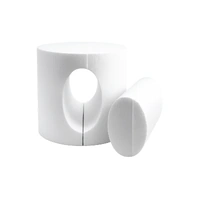 6 Inch x 6 Inch Oval Cut Out Round Foam