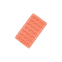 28 Cavity - Oval Savarin Silicone Chocolate Mold Rv-049
