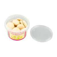 STRAWBERRY COLOURED MACARON SHELLS - 20pce