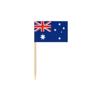 Australian Flag  Cupcake Picks - Hollywood 