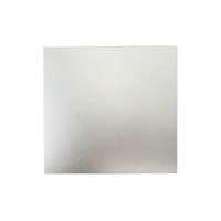 8 Inch Silver Square Masonite Cake Board