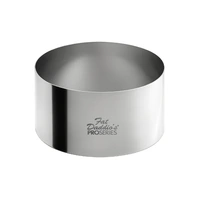 4 Inch X 2 Inch - Pastry Baking Round Stainless Steel Cake Ring