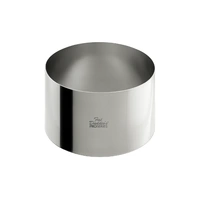 5 Inch X 3 Inch - Pastry Baking Round Stainless Steel Cake Ring
