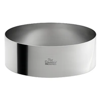 6 Inch X 2 Inch - Pastry Baking Round Stainless Steel Cake Ring - Fat Daddios