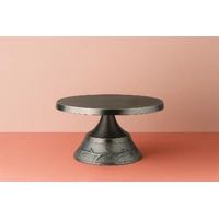 Round Tapered Cake Stand - 14 Inch Silver: Single