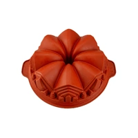 Cathedral Church Bundt Round Silicone Chocolate Mold - T-304