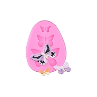 Three Size Butterflies Silicone Mould