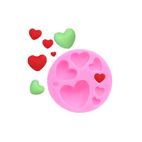 3D Heart Silicone Mould