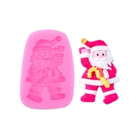 Santa Mold - Silicone Mould - Candy Cane