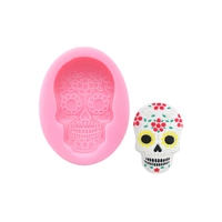 Sugar Skull Silicone Mould - Halloween Mold