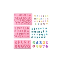 Upper And Lowercase Letters And Numbers Mold - Silicone Mould