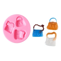 Ladies Handbags -Sugarcraft Pink Silicone Mould