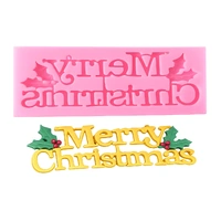 Merry Christmas Mold - Silicone Mould