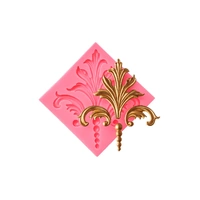 Large Fleur De Lis Design Silicone Mold