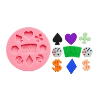 Poker Silicone Mold - Poker Set Mould