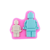 Two Lego Men Silicone Mould - Mold