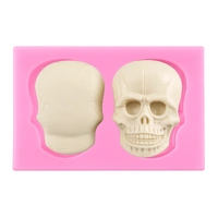 3D Skull Silicone Mold - Halloween Mould