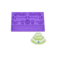 Lace Brooch Border Designs - Silicone Mould