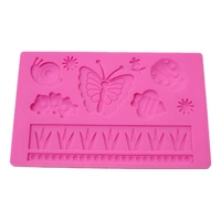 Garden Themes Impression Mat Silicone Mould