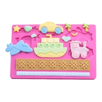 Transport - Car Plane Train Boat Silicone Mold