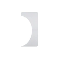 Round Decorating Comb  - 8 Inch Stainless Steel Scraper